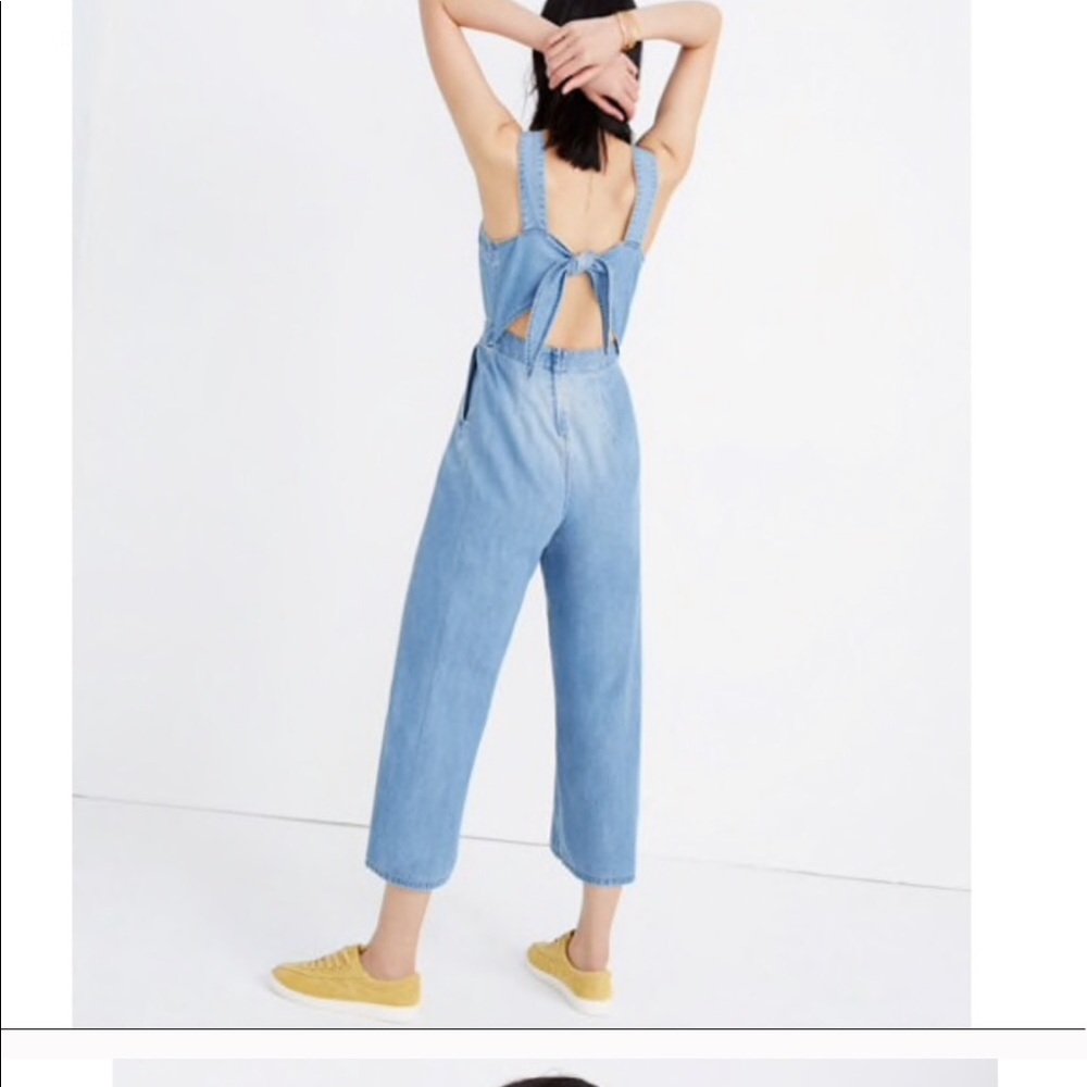 SOLD❣️Madewell Chambray Jumpsuit - Picture 3 of 7